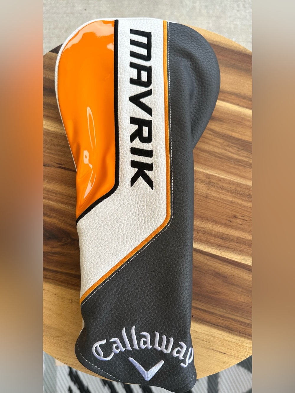 Callaway MAVRIK Headcover in Orange, White & Black